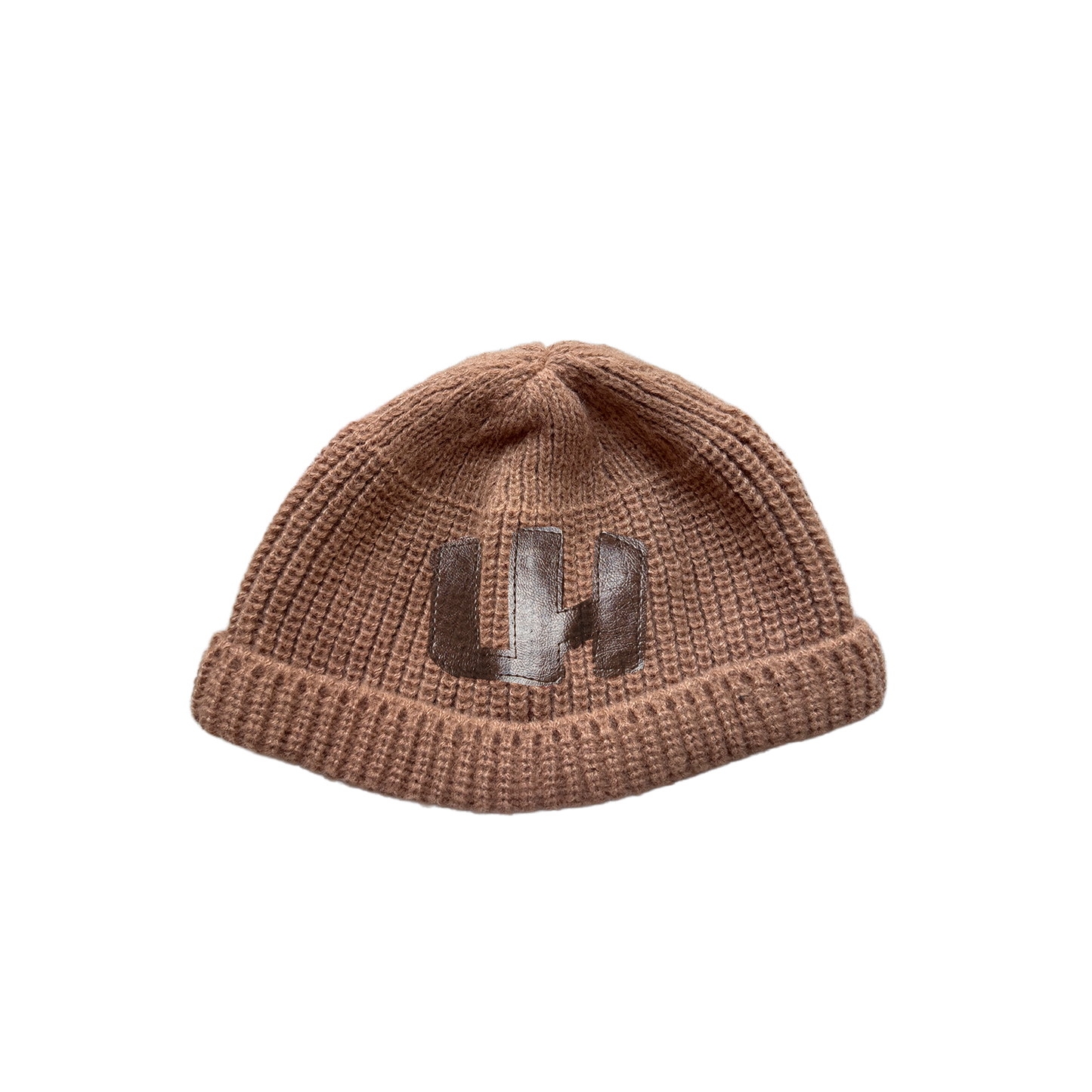 Knitted Patch Beanie