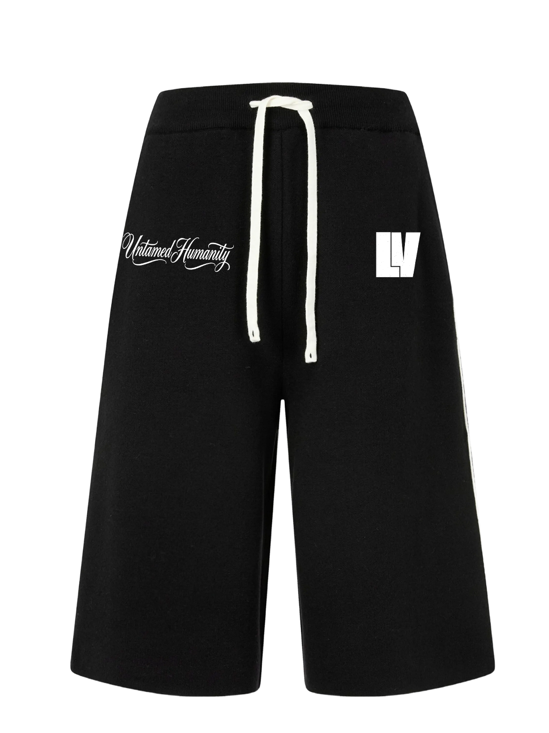 UNTAMED HUMANITY LV LOGO SHORTS