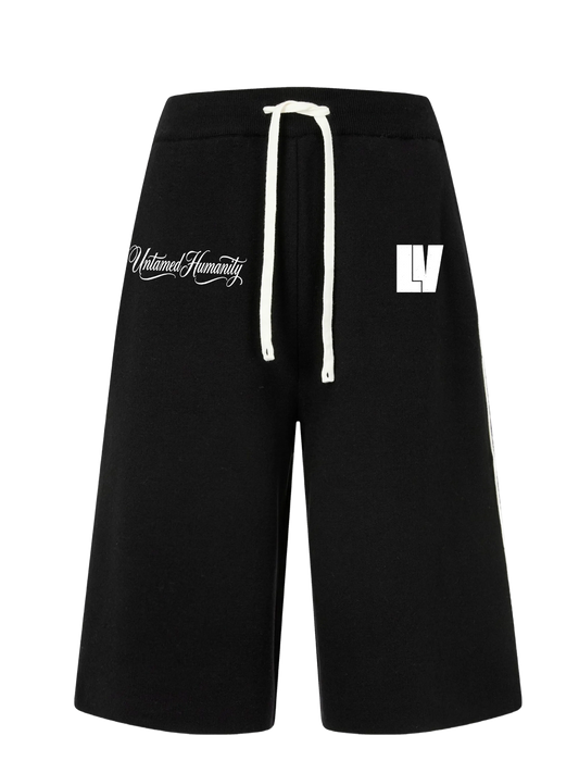 UNTAMED HUMANITY LV LOGO SHORTS