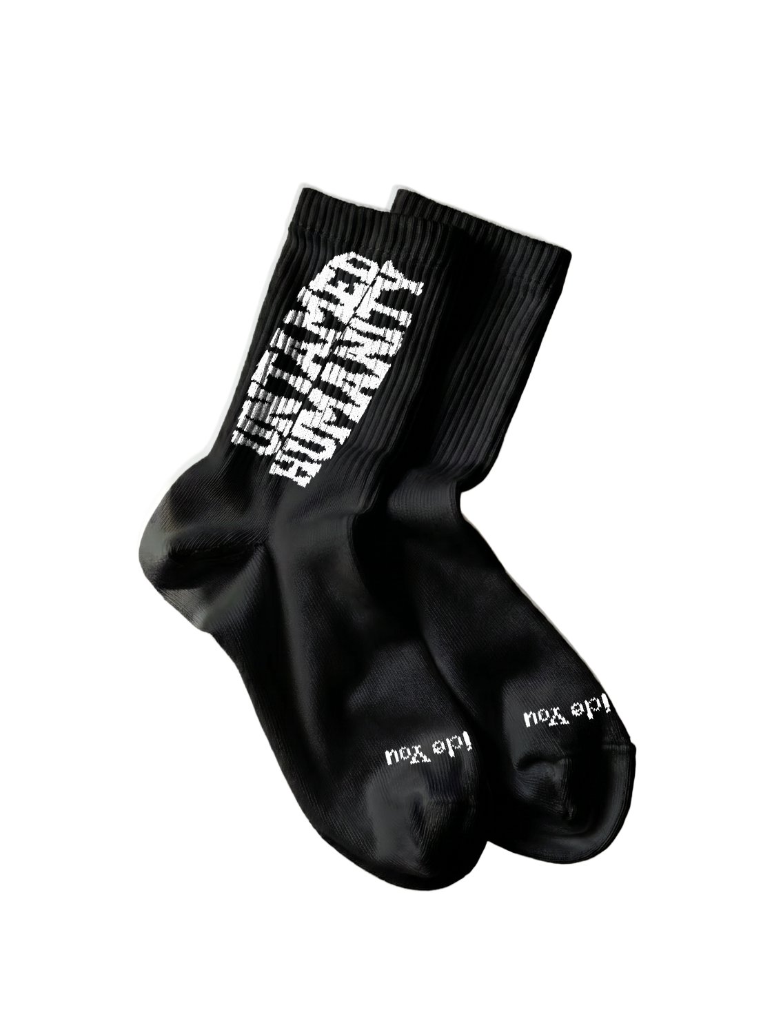 UNTAMED HUMANITY CREW SOCKS
