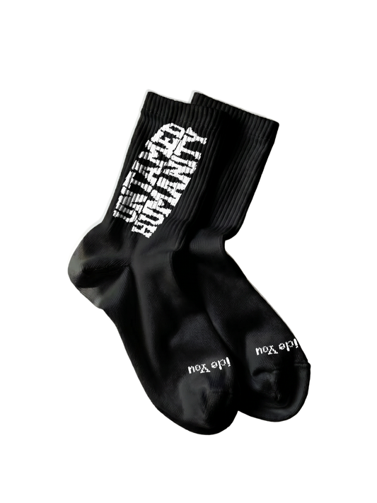 UNTAMED HUMANITY CREW SOCKS
